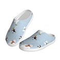 thumbnail image 2 of KLL Skiing penguin Bear Pattern Adult Unisex Cozy Slippers,Fuzzy Slip-on Slippers TPR Sole Slippers Comfort Plush Home Footwear for Indoor & Outdoor-35/36, 2 of 7