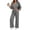 Brnmyaeo Gray, variant on Brnmyaeo Sweatsuits for Women Long Sleeve Zip Up Crop Hooded Jacket Wide Leg Sweatpants Set 2026 Fall Fleece Lined 2 Piece Tracksuit Sets