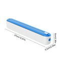 thumbnail image 3 of Vacemry Under $5 Magnetic Suction Wrap Dispenser, Refillable Cling Film Aluminum Foil Cutter Machine, Plastic Food Wrap Dispenser with Built-in Blade, Easy One-Hand Operation, 3 of 5