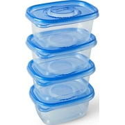 Glad Food Storage Containers - To Go Snack Container - 24 Ounce - 4 Containers