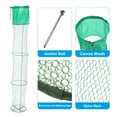thumbnail image 3 of Uxcell 79"x12" Fishing Cage Basket Collapsible Fishing Net Nylon Fishing Bait Mesh with Anchor Bolt, 3 of 6
