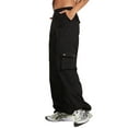 thumbnail image 3 of Txlixc Pantalones cargo casuales para mujer, pantalones holgados de color sólido con múltiples bolsillos, negro / caqui / verde Txlixc  Moda, 3 of 5