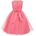 thumbnail image 3 of Big Girls' Shiny Glitter Sparkle Waist Belt Flowers Girls Dresses Lilac Size 10, 3 of 5