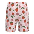 thumbnail image 6 of Kdxio Floral Strawberr Pattern Mens Casual Shorts - Drawstring Summer Beach Sports Shorts for Men, 6 of 9