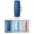 thumbnail image 3 of Portable Toothbrush Case Covers Travel Toothbrush Holder Case, Travel Toothbrush Cup Case,Toothbrush Holder With Cover, Toothbrush Case and Carrier for Camping School Business Trip Bathroom, 3 of 6