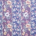 thumbnail image 2 of Zelouf Whimsy Floral High Multi Chiffon  , Sewing, DIY, Crafts Fabric by the Yard, Plum/royal, 7 Yard, 2 of 2