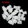 thumbnail image 2 of Uxcell 3 Pin Conector Eléctrico Macho Hembra Carcasa Automotriz Blanca 10 Juegos, 2 of 4