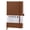 Caramel colour, variant on HannLk Business Notebook Journal Elastic Strap Closure Ribbon Page Mark Lined
