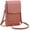 Dark Pink, variant on Revlrostre Anti-Theft Leather Bag, Touchscreen Crossbody Phone Purse for Women, Anti Theft Purse, Cell Phone Crossbody Bag