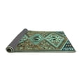 thumbnail image 2 of Ahgly Company Indoor Rectangle Persian Turquoise Blue Traditional Area Rugs, 4' x 6', 2 of 4