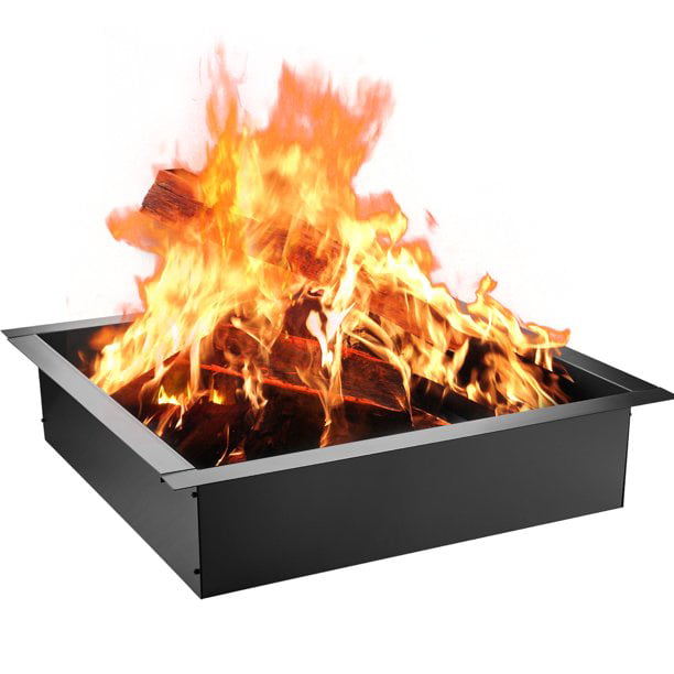 Vevor Fire Pit Ring 30 Square, Square Metal Fire Pit Insert