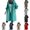 Blue, variant on Women's Casual Midi-Length Belted Windbreaker Trench Coat Outerwear