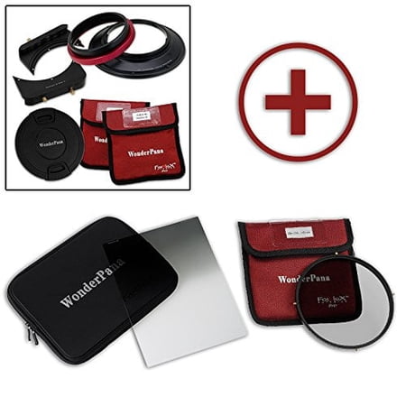 Fotodiox Pro WonderPana FreeArc Essential CPL 0.9HE Kit - Core Filter Holder Lens Cap 66 Brackets 0.9 Hard Edge Grad ND & 145mm CPL Filters for Sigma 20mm f/1.4 DG HSM Art Lens (Full Frame 35mm)