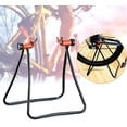 thumbnail image 2 of 1Pc Bike Stand Height Adjustable Bike Storage Rack Bike Wheel Hub Display Stand Floor Storage Bike Rack Repair Kickstand Black Stand, 2 of 5