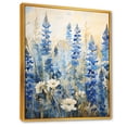 thumbnail image 2 of Designart "Serene Blue Bonnets Field" Blue Bonnets Floater Framed Wall Art Prints, 2 of 5