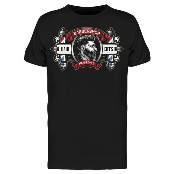 Barbershop Haircuts For Men Tee Men's -Image by Shutterstock
