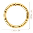 thumbnail image 4 of SUTENGDA 10pcs Flat Key Rings Metal Split Circles Key Chain Making Rings DIY Circle Rings, 4 of 5