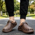 thumbnail image 6 of CHICVOMEY Clogs for Men Lightweight Non Slip on Thick Sole Comfortable Outdoor Sandals Slippers Beach Casual Indoor, 6 of 7