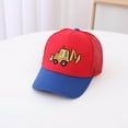 thumbnail image 2 of TBWNWG Excavator Print Kids Baseball Cap Adjustable Sun Hat for Outdoor Summer Activities Boys And Girls,Size 2-8 Years, 2 of 3