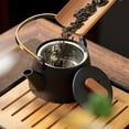 thumbnail image 4 of Ceramic Tea Set Teapot for Outdoor Pot 4 Picnic Travel Tea House Restaurant Hotel, 4 of 8