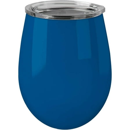 True North Stainless Steel Insulated Tumbler with Lid, 12 oz (Sport Blue)