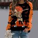 thumbnail image 2 of Camisas Para Mujer Camisetas de Gran Tamaño Manga Larga Moda Casual Cosplay Impreso Cuello Redondo Sudadera Tops Blusa Odeerbi ODB136286, 2 of 5