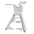 thumbnail image 3 of 6 In1 Utili-key Keychain Keyring Multi Tool Stainless Edc Screwdriver Opener, 3 of 5