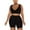 Black, variant on 2 Piece Sets for Women Summer Work Out Set Gym Sports Bra Biker Shorts High Waist Yoga Clothes Sexy Athletic Outfits