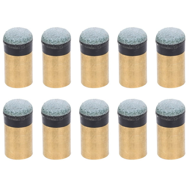Billiard Ball Accessories,10Pcs/Bag Billiard Ball Accessories Cue Tips Billiard Club Tips Solid Performance