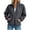 Gray, variant on Womens Corduroy Half Zip Pullover Sweatshirt Stand Collar Long Sleeve Loose Fit Casual Top with Pockets for Fall Fashion Everyday Wear