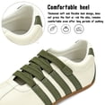 thumbnail image 5 of Knivor Slip On Casual Sneakers for Women Elastic Adjustable Strap Low Top Sneakers Non Slip Gum Sole Lightweight Flat Fashion Casual Shoes, 5 of 9