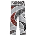 thumbnail image 4 of Abstract Red Grey Mosaic Art Winter Female Pants Flannel High Waist Women Pants Lady Warm Straight Leg Plush Trousers, 4 of 7