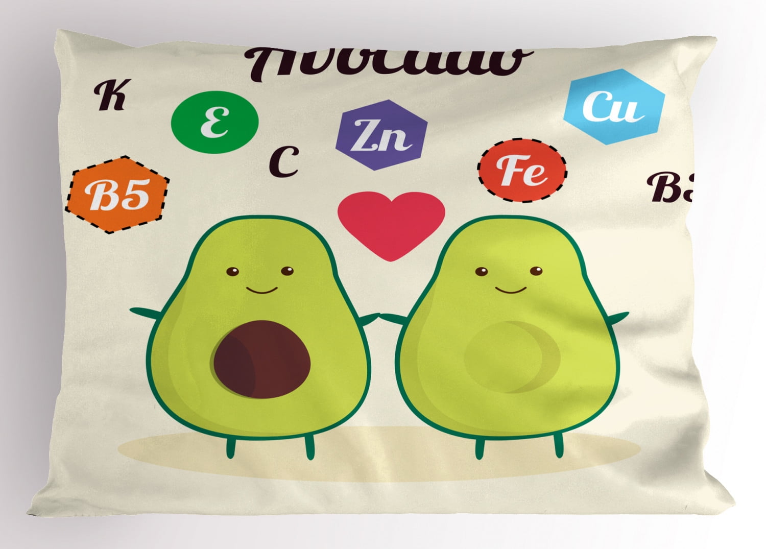 oodie avocado and toast pillow