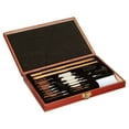 thumbnail image 4 of Gunmaster 42 Piece Deluxe Universal Cleaning Kit in Wood Case Cleans Rifles, Pistols and Shotguns. Brass, 4 of 8