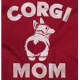 thumbnail image 2 of Corgi Mom Dog Pet Parent Fur Mama Women's Plus Size Graphic Tee Brisco Brands 3X, 2 of 4