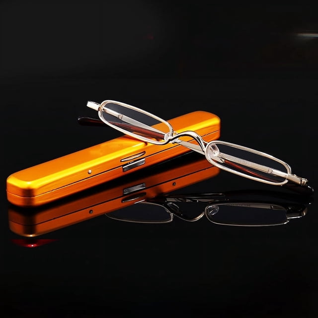 Portalápices pequeño flor de lectura mini flor de lectura flor de lectura portátil gafas