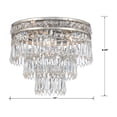 thumbnail image 6 of Crystorama Lighting - Three Light Ceiling Mount - Ceiling Mount - Mercer Crystal, 6 of 6