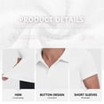 thumbnail image 4 of Iceglad Polo Shirts for Men Short Sleeve Soft Cotton Collared Shirt, 4 of 6
