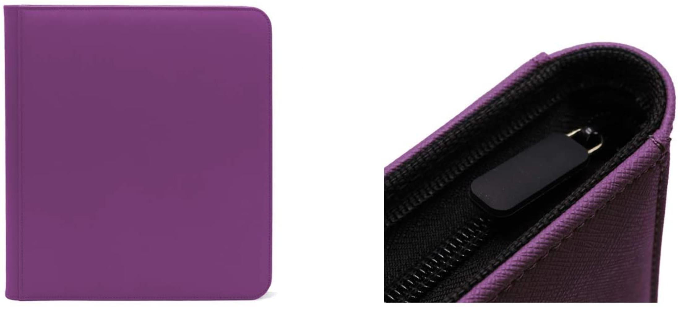 Dex Zip Binder 12 - Purple, Holds 480 double or single sleeved