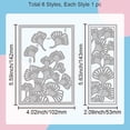 thumbnail image 5 of Ginkgo Leaf Border Metal Die Cuts Flower Ginkgo Leaf Border Metal Cutting Die Ginkgo Leaf Background Cutting Dies for DIY Scrapbooking Photo Album Decorative Embossing Paper Card, 5 of 6