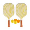 thumbnail image 4 of Professional Pickleball Paddle Set 4 Pickleballs Pickleball with Comfort Grips Racquets for Sports Indoor Outdoor Men, 4 of 9