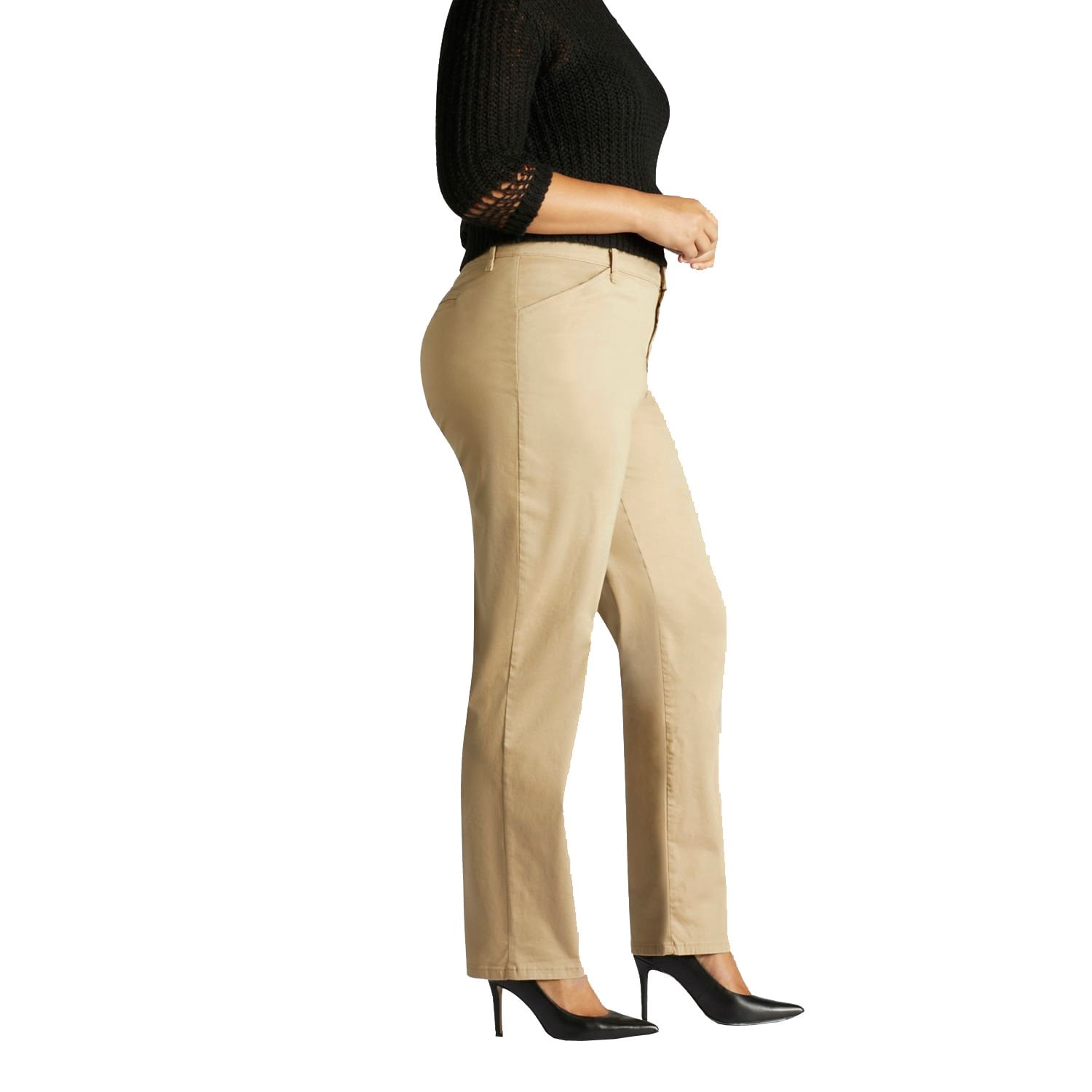 Lee Women's Plus Relaxed Fit Straight Leg Pants