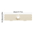 thumbnail image 3 of Topukaiba Silicone Sink Mat for Kitchen Faucet, Narrow Splash Guard Behind Faucet, Self Draining Countertop Protector, Easy to Clean for Kitchen Bathroom Vanity Sink Area,17.7"x4.2",Beige, 3 of 6