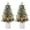 White Snowman Base, variant on Accreate Pre-Lit 3FT Fiber Optic Christmas Tree with 78 LED Lights and Snowman Light Box – Set of 2