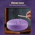 thumbnail image 3 of Tambor de lengua de acero de 6 pulgadas, 11 notas, percusión con llave D, 3 of 8