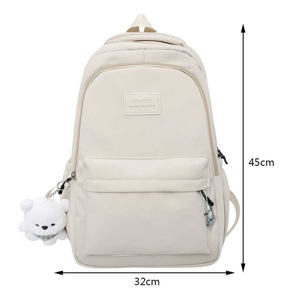 Mochila estética japonesa para niñas, mochilas escolares bonitas para estudiantes, adolescentes, bolsillos Kawaii para mujer, Mochila para portátil Harajuku Fivean unisex