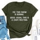thumbnail image 2 of Tops de verano Regalos para hombre y mujer Camiseta de verano con estampado de letras Blusa de manga corta Pompotops  hfajkhk133837, 2 of 8