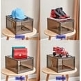 thumbnail image 4 of 2 Piezas Cajas Organizadoras Apilables Color Negro Para Zapatos Tenis gorras Y Ropa Modelo Negro, 4 of 4