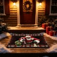 thumbnail image 6 of Zynviq Santa Claus Area Rugs 23.6" X 15.7" Christmas Throw Rug Polyester Red Washable Rectangular Small Rug for Bedroom, 6 of 6