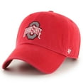 thumbnail image 2 of Men's '47 Scarlet Ohio State Buckeyes College Football Playoff 2025 National Championship Game Clean Up Adjustable Hat, 2 of 3